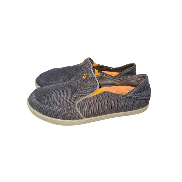 Olukai Noheah Mesh Slip On Shoes in Dark Shadow 9.5 Casual Comfort Cushion Beach - Picture 14 of 14